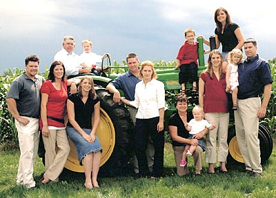 The Downey family works together to bring your family a great farm experience at Downey's Farm, Caledon, Ontario