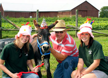Join us for Clip-Clops Birthday party at Downey's Farm in Caledon, Ontario, west of Toronto.  