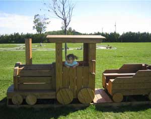 In addition to our organized educational tour, kids enjoy free time at Downey's Farm, Caledon, Ontario west of Toronto.  