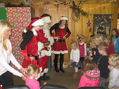 Have the perfect Birthday Party at Christmas time at Downey's Farm in Caledon, Ontario, west of Toronto...we'll invite Santa as your special guest!