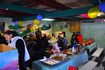 Fall birthday parties are great fun at Downey's Farm, Caledon, Ontario west of Toronto. 