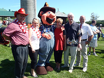 Live entertainment celebrating Canada Day at Downey's Farm in Caledon, Ontario, west of Toronto.  