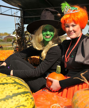 Be-witching fun at the Pumpkin Fest at Downey's Farm, Caledon, Ontario.